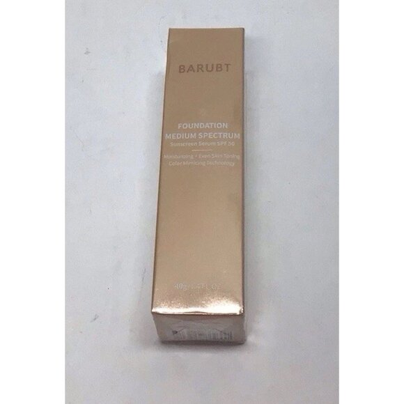 Barubt Foundation Medium Spectrum Sunscreen Serum SPF 50 Exp. 2027 NEW - Picture 1 of 8